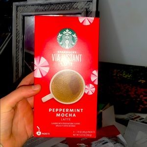 Starbucks peppermint mocha
